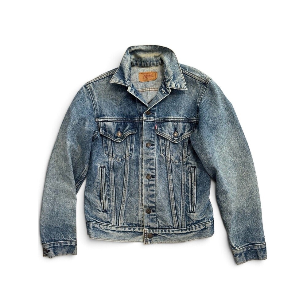 Vintage Levi's Denim Trucker Jacket Type 3 III USA 70506-0216  Size 38 Stonewash